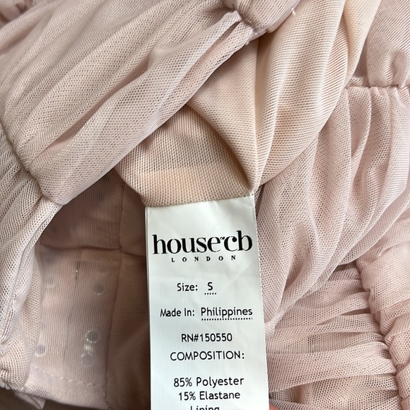 NEW House of CB Cate ruched minidress, SIZE SMALL 1040 - Picture 8 of 8